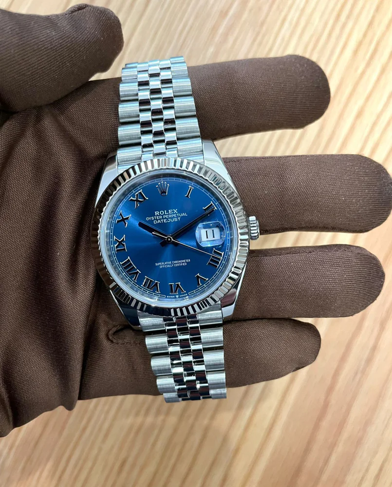 Rolex Datejust 41 Azzurro Blue Full Set